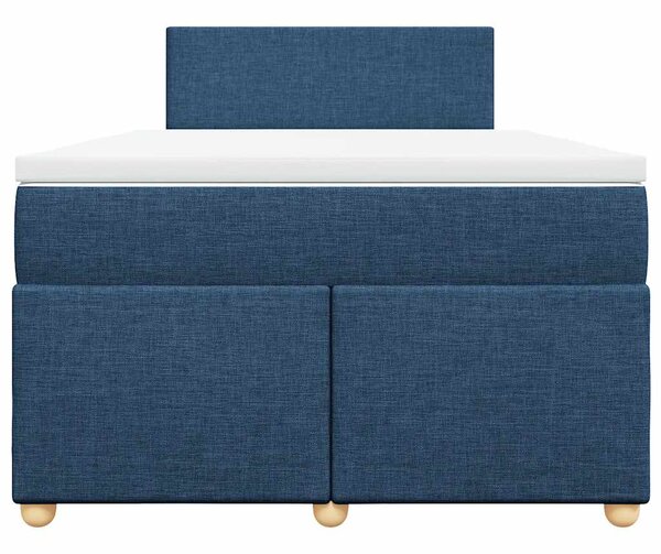 Box spring postel s matrací černá 120x190 cm textil 3286618