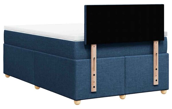 Box spring postel s matrací černá 120x190 cm textil 3286618