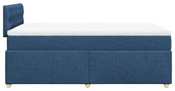 Box spring postel s matrací černá 120x190 cm textil 3286632