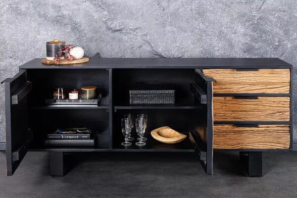 Komoda BARRACUDA 150 CM masiv mango/teak Nábytek | Úložné prostory | Komody | Nízké