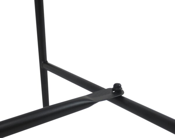 Outsunny Dvoumístná Zahradní Lavička, Pevná, Odolná proti Korozi, Sedací Nábytek pro Terasu, Zahradu a Obytné Exteriéry 107 cm x 55,5 cm x 90,5 cm, Če