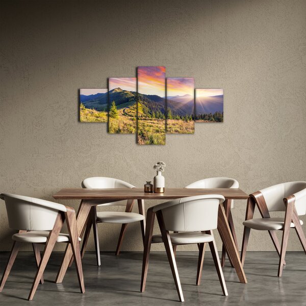 Obraz - Lesní krajina (125x70 cm)