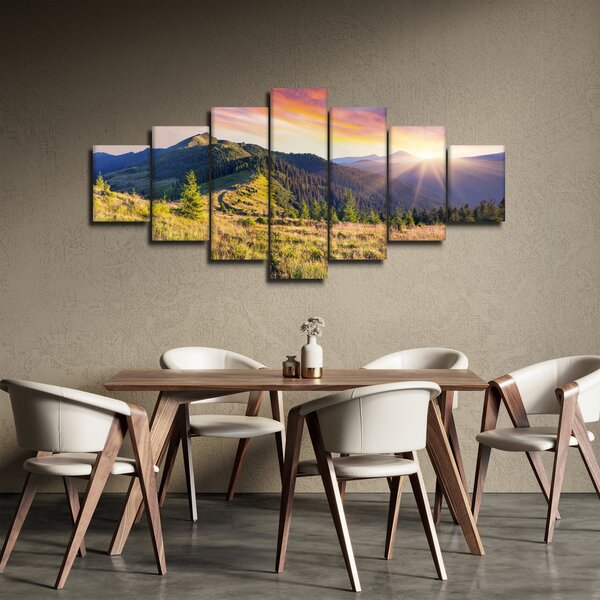 Obraz - Lesní krajina (210x100 cm)