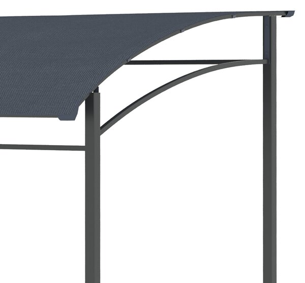 Grilovací pavilon Outsunny 215 x 150 x 220 cm, voděodolný zahradní pavilon s klenutou střechou, zahradní altán s háčky, grilovací pavilon, zahradní st