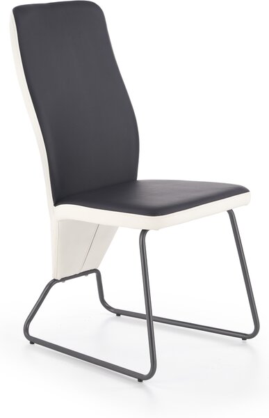 Jídelní židle K300, bílá / černá