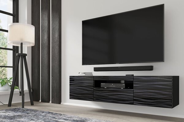 BIM Televizní stolek Aura 150 sahara-černý