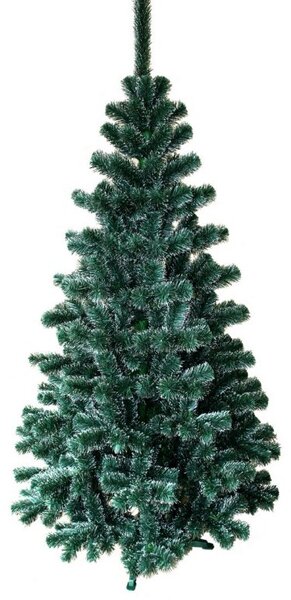 JAKS Vánoční stromek jedle lux zeleno bílá 100 cm