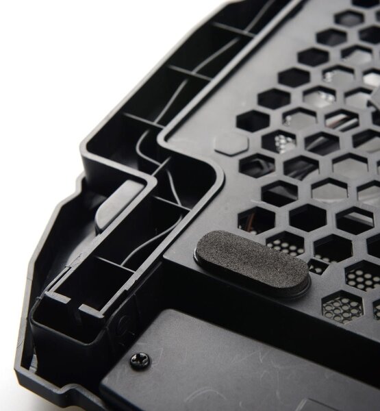 Chladící podložka pro notebook 4x ventilátor 2xUSB černá