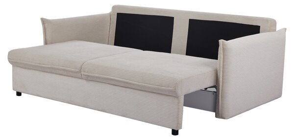 Rozkládací pohovka APARTMENT 3M 215 CM béžová manšestr