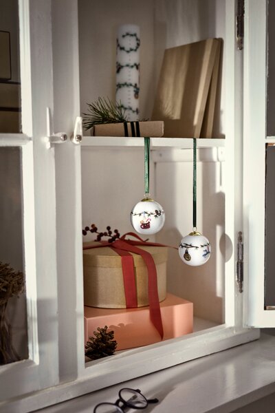 Kähler Design Porcelánová vánoční baňka Hammershøi Christmas - 2026 KD589