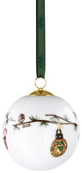 Kähler Design Porcelánová vánoční baňka Hammershøi Christmas - 2026 KD589
