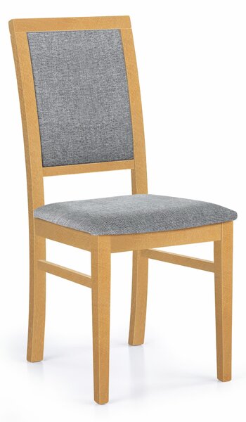 Dřevěná židle Sylwek 1, dub medový / inari 91