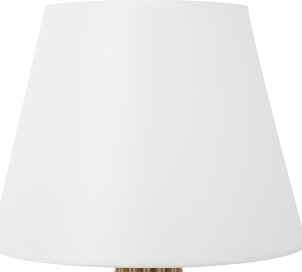 Stolní lampa AGUEDA Hnědá/Bílá