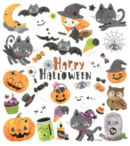 DP CRAFT Samolepky papírové DPNK-146 halloween