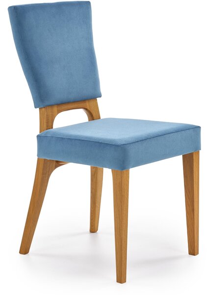 Jídelní židle Wenanty, medový dub / modrá