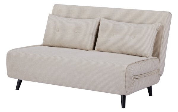 Rozkládací pohovka SMART MULTIFUNCTION 140 CM béžová manšestr