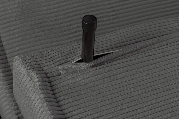 Rozkládací pohovka SMART MULTIFUNCTION 140 CM šedá manšestr