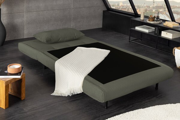 Rozkládací křeslo SMART MULTIFUNCTION 100 CM zelená manšestr Nábytek | Obývací pokoj | Křesla | Rozkládací