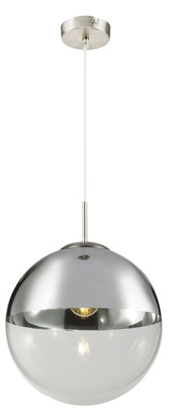 GLOBO Moderní závěsné osvětlení VARUS, stříbrné 15854