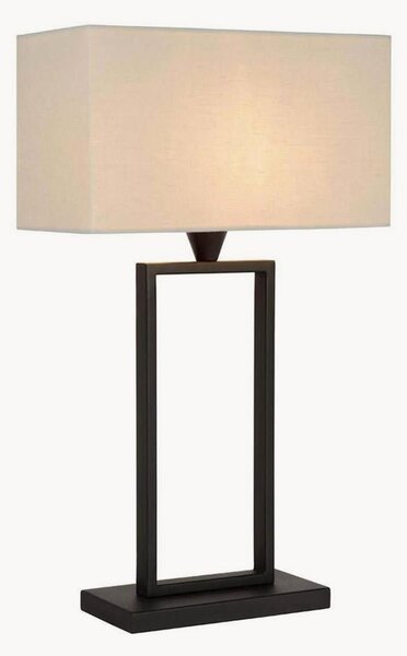 Stolní lampa's lněným stínidlem Bailo