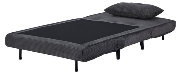 Rozkládací křeslo SMART MULTIFUNCTION 100 CM šedá manšestr Nábytek | Obývací pokoj | Křesla | Klasická