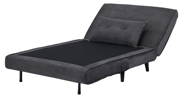 Rozkládací křeslo SMART MULTIFUNCTION 100 CM šedá manšestr Nábytek | Obývací pokoj | Křesla | Klasická