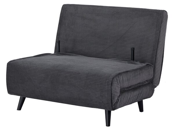 Rozkládací křeslo SMART MULTIFUNCTION 100 CM šedá manšestr Nábytek | Obývací pokoj | Křesla | Klasická