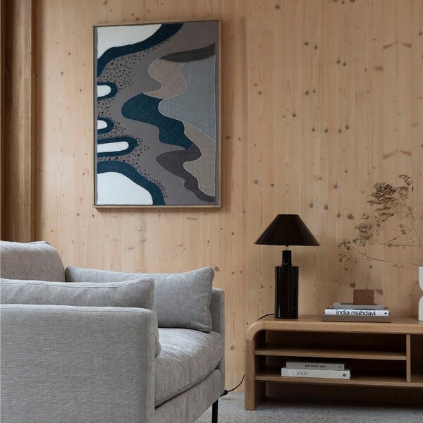 Abstraktní tkaný obraz ZUIVER COASTAL 104 x 68 cm
