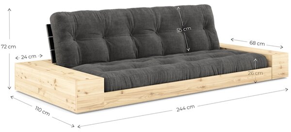 Karup Design Rozkládací pohovka Base 244 cm