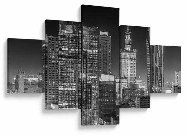 Obraz - Černobílý New York (125x70 cm)