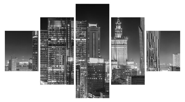 Obraz - Černobílý New York (125x70 cm)