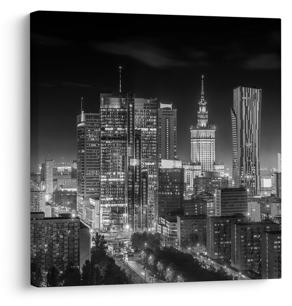 Obraz - Černobílý New York (30x30 cm)