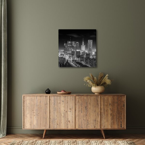 Obraz - Černobílý New York (30x30 cm)