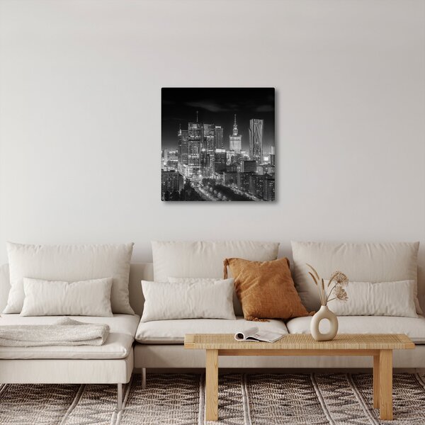 Obraz - Černobílý New York (30x30 cm)