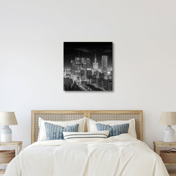 Obraz - Černobílý New York (30x30 cm)