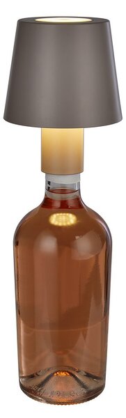BOTTLE LIGHT LED Svítidlo na lahev - šedohnědá