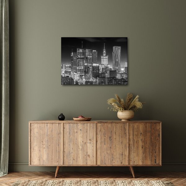 Obraz - Černobílý New York (70x50 cm)