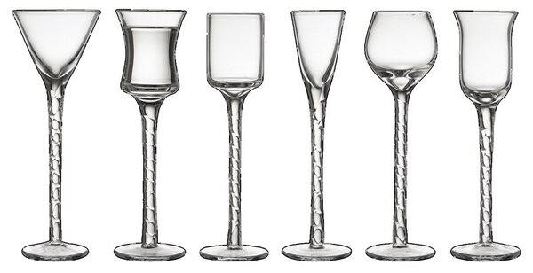 Lyngby Glas Rom sada sklenic na panáky 6 ks