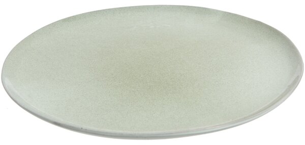 Zelený keramický talíř J-line Dotre 34 cm