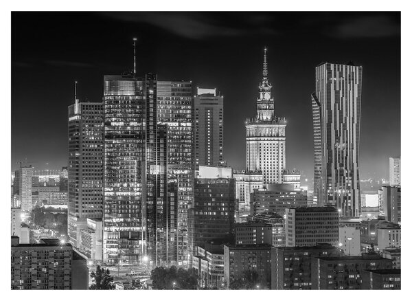 Obraz - Černobílý New York (70x50 cm)