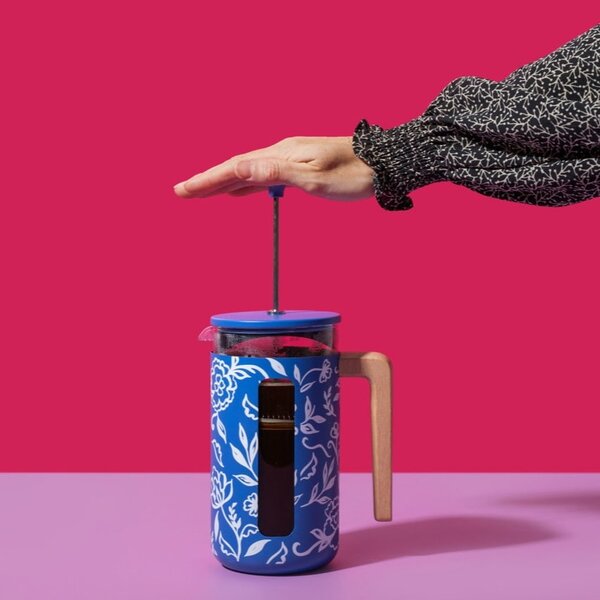 French Press konvice na kávu La Cafetière / Blu Fiorato 1 l