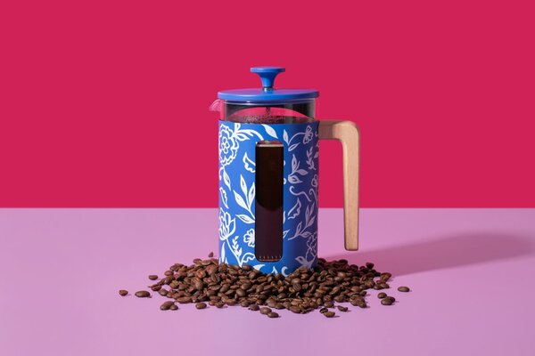 French Press konvice na kávu La Cafetière / Blu Fiorato 1 l