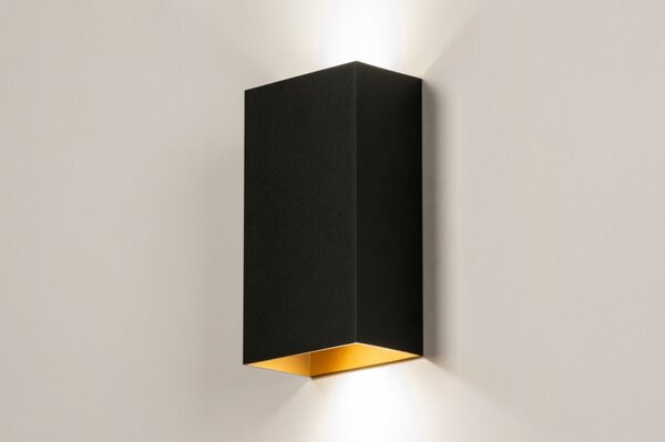 Nástěnné svítidlo Montego Coffe Black and Gold Duo (LMD)