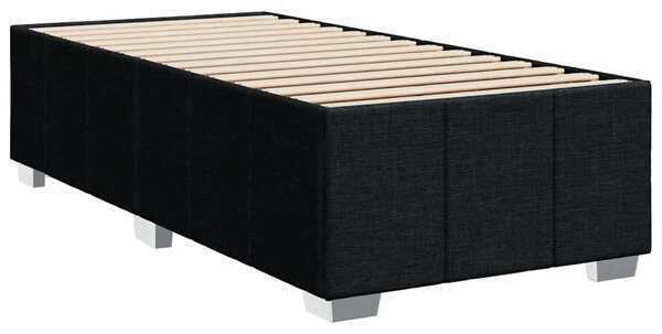 Box spring postel s matrací černá 80 x 200 cm textil 3286897
