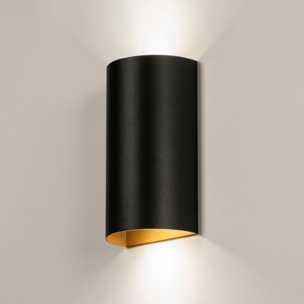Nástěnné svítidlo Lavante Black and Gold Duo (LMD)