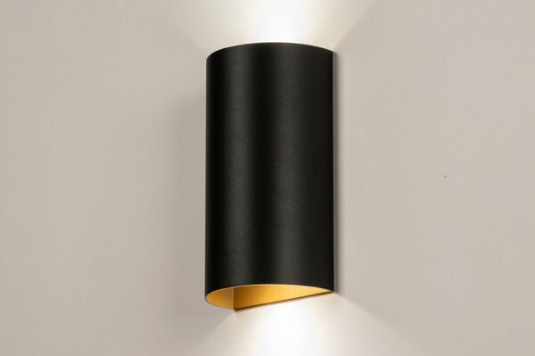 Nástěnné svítidlo Lavante Black and Gold Duo (LMD)