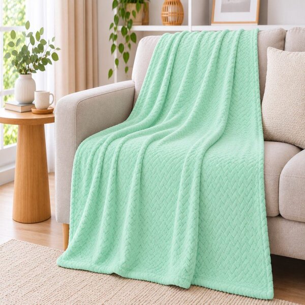 Deka 200x220 cm SPRINGOS Splendit HA7157 světle zelená