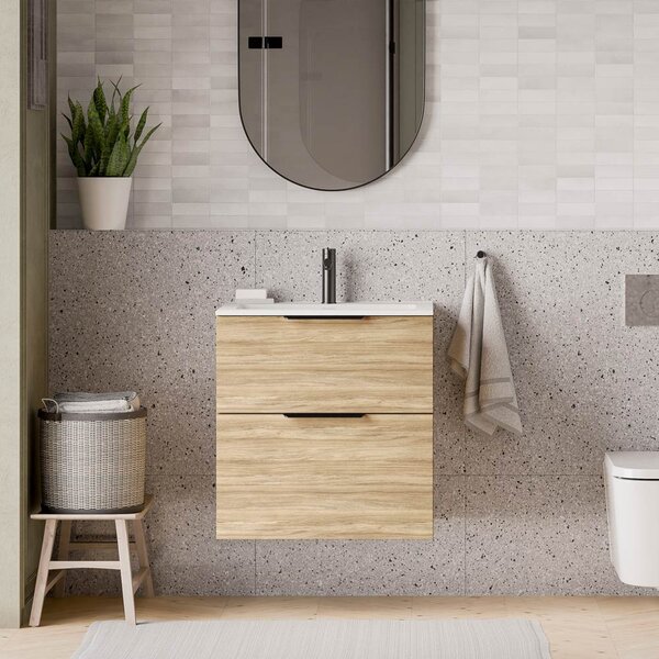Umyvadlo Duravit s umyvadlovou skříňkou TIM 60 cm
