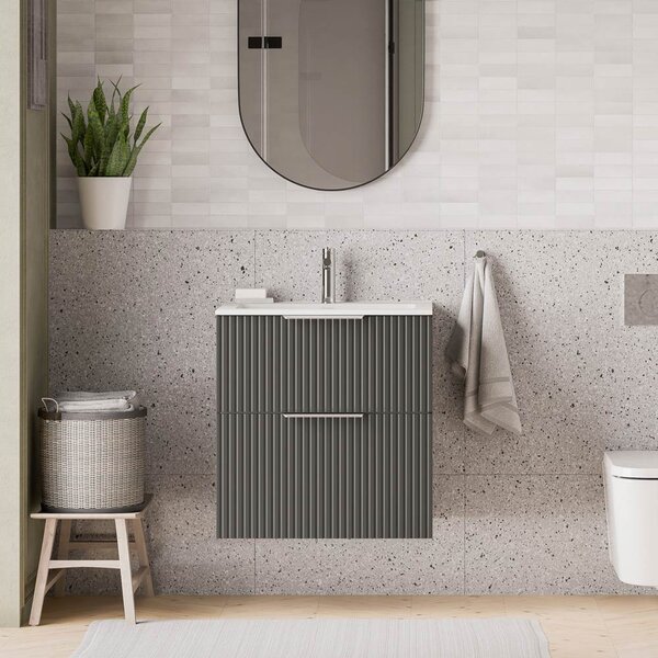Umyvadlo Duravit s umyvadlovou skříňkou TIM 60 cm