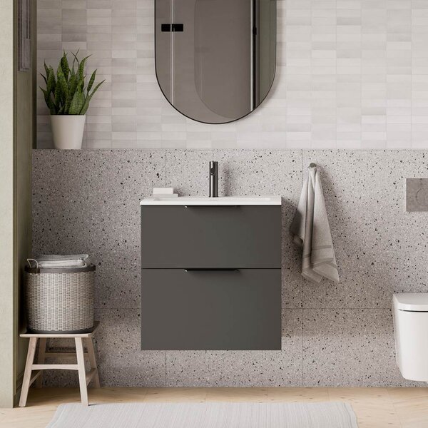 Umyvadlo Duravit s umyvadlovou skříňkou TIM 60 cm
